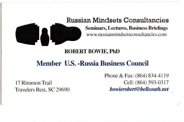 bowie vizitka Russian Mindsets